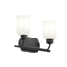 Progress Canada - Two Light Bath Vanity - Reines - Matte Black- Union Lighting Luminaires Decor