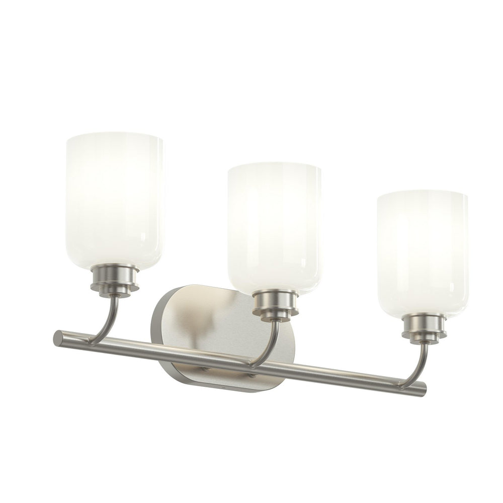 Progress Canada - Three Light Bath Vanity - Reines - Brushed Nickel- Union Lighting Luminaires Decor