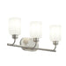 Progress Canada - Three Light Bath Vanity - Reines - Brushed Nickel- Union Lighting Luminaires Decor