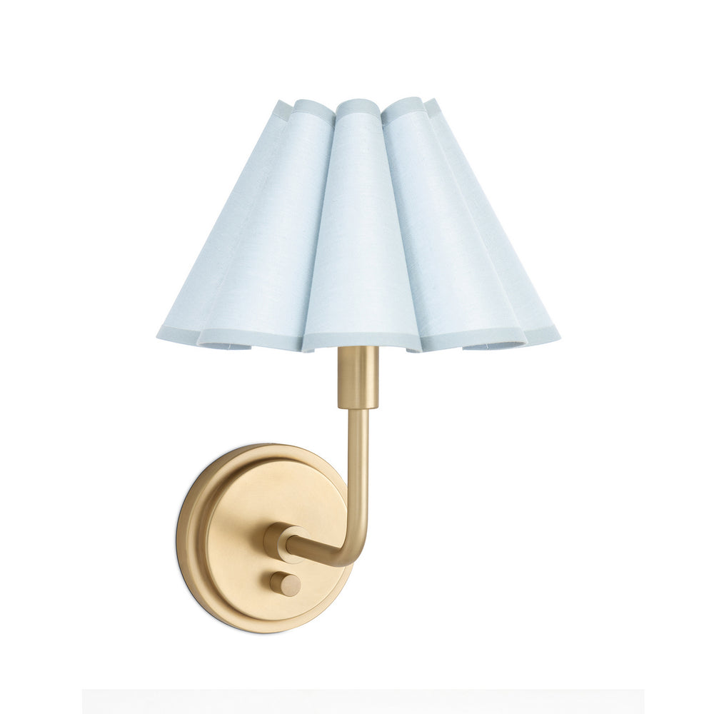Regina Andrew Canada - One Light Wall Sconce - Polly - Natural Brass- Union Lighting Luminaires Decor