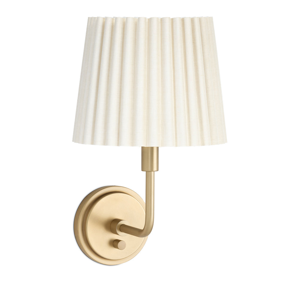 Regina Andrew Canada - One Light Wall Sconce - Polly - Natural Brass- Union Lighting Luminaires Decor