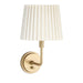 Regina Andrew Canada - One Light Wall Sconce - Polly - Natural Brass- Union Lighting Luminaires Decor