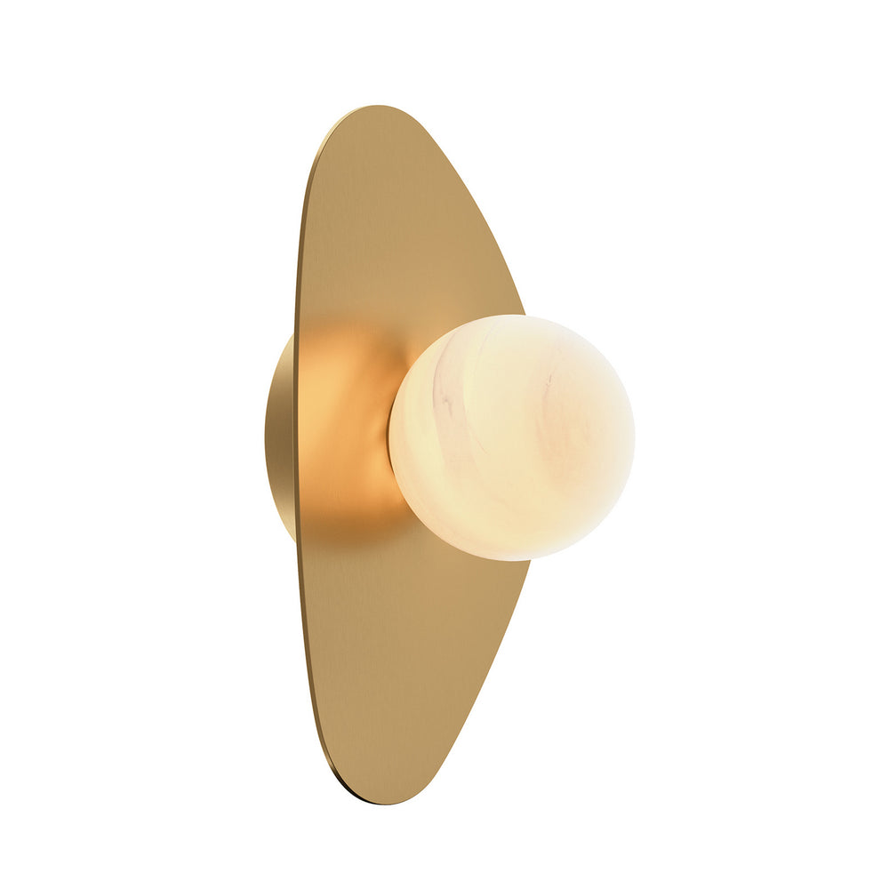 Regina Andrew Canada - One Light Wall Sconce - Rhoads - Natural Brass- Union Lighting Luminaires Decor