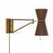 Regina Andrew Canada - Two Light Wall Sconce - Gable - Antique Natural Brass- Union Lighting Luminaires Decor