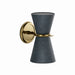Regina Andrew Canada - Two Light Wall Sconce - Gable - Antique Natural Brass- Union Lighting Luminaires Decor