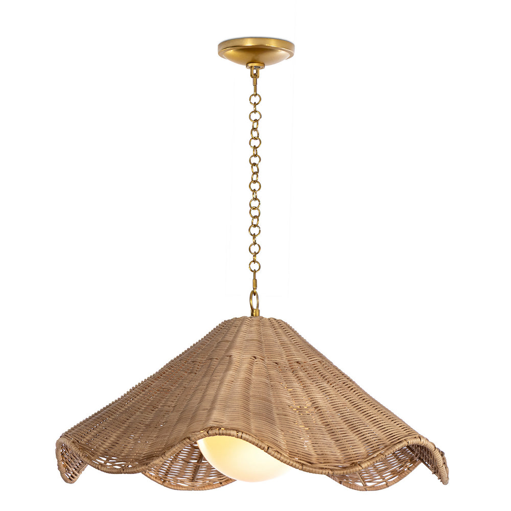 Regina Andrew Canada - One Light Pendant - Margo - Natural- Union Lighting Luminaires Decor