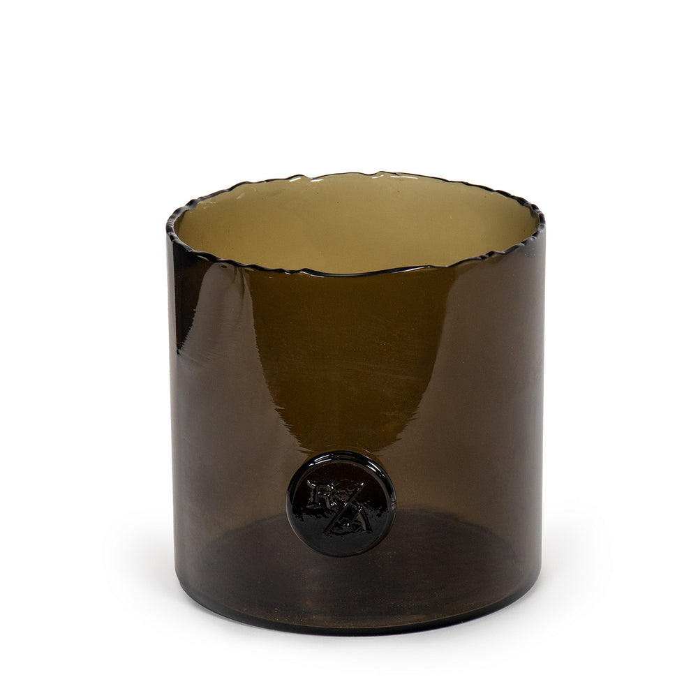 Regina Andrew Canada - Glass Votive - Monogram - Black- Union Lighting Luminaires Decor
