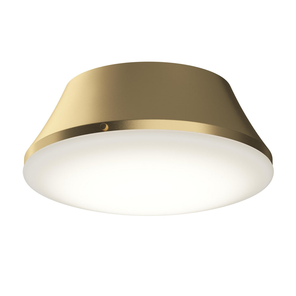 Progress Canada - Three Light Flush Mount - Avra - Brushed Gold- Union Lighting Luminaires Decor