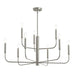 Progress Canada - Nine Light Chandelier - Reines - Brushed Nickel- Union Lighting Luminaires Decor