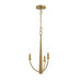 Progress Canada - Three Light Chandelier - Jheni - Brushed Gold- Union Lighting Luminaires Decor