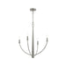 Progress Canada - Four Light Chandelier - Jheni - Brushed Nickel- Union Lighting Luminaires Decor