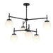 Progress Canada - Six Light Chandelier - Rigsby - Matte Black- Union Lighting Luminaires Decor