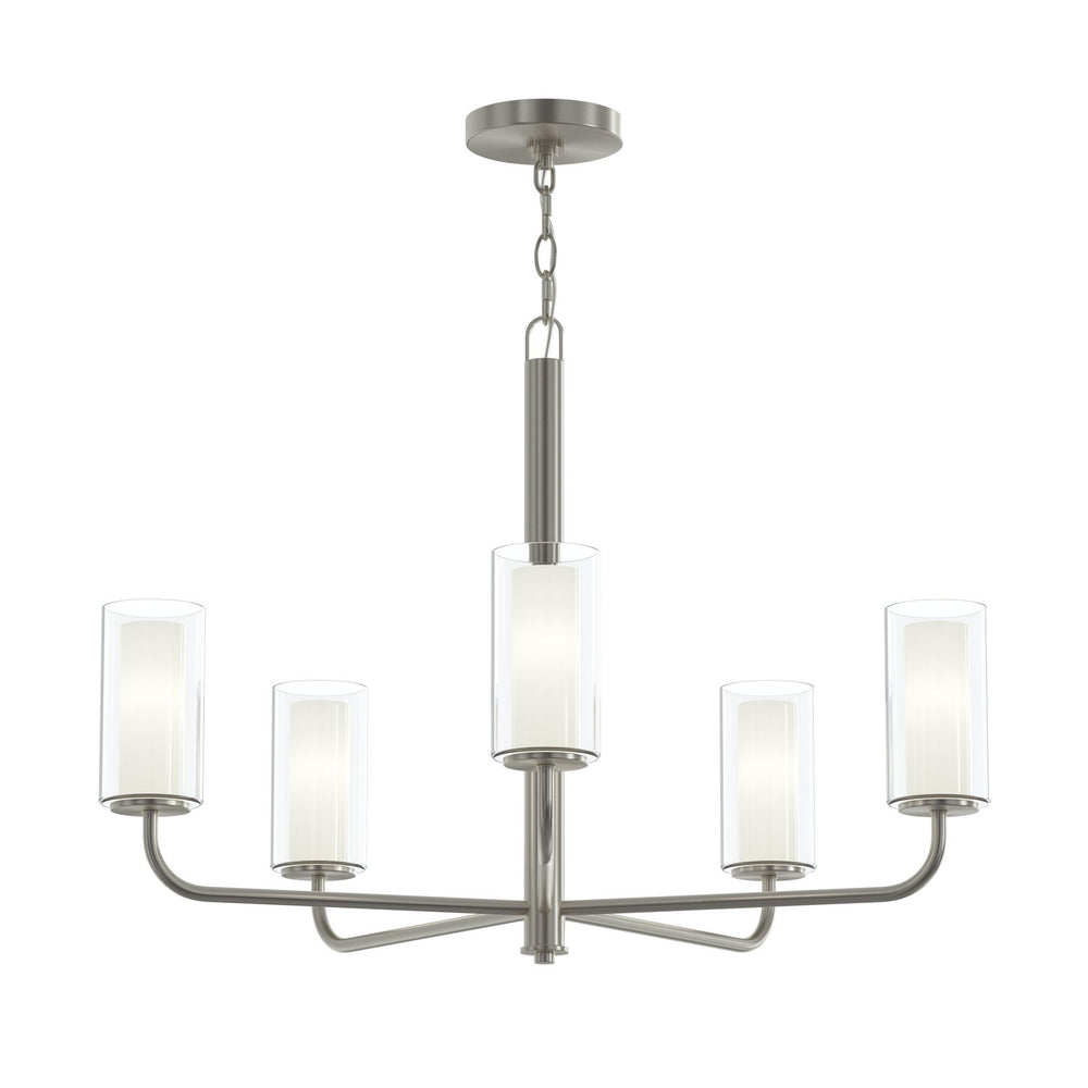 Progress Canada - Five Light Chandelier - Mack - Brushed Nickel- Union Lighting Luminaires Decor