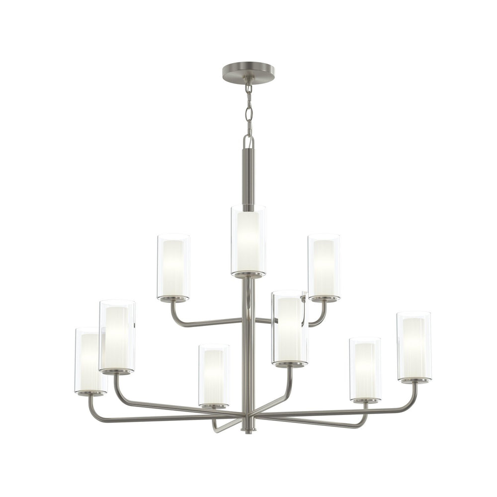 Progress Canada - Nine Light Chandelier - Mack - Brushed Nickel- Union Lighting Luminaires Decor