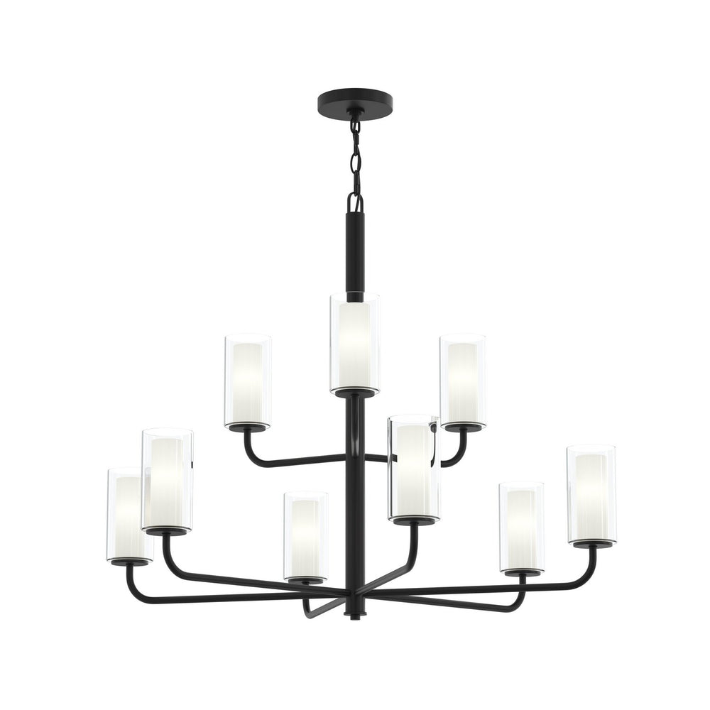 Progress Canada - Nine Light Chandelier - Mack - Matte Black- Union Lighting Luminaires Decor