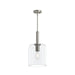 Progress Canada - One Light Pendant - Reines - Brushed Nickel- Union Lighting Luminaires Decor