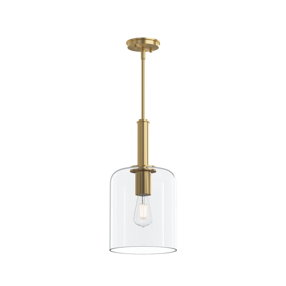 Progress Canada - One Light Pendant - Reines - Brushed Gold- Union Lighting Luminaires Decor