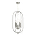 Progress Canada - Four Light Foyer Pendant - Reines - Brushed Nickel- Union Lighting Luminaires Decor