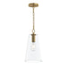 Progress Canada - One Light Pendant - Jheni - Brushed Gold- Union Lighting Luminaires Decor