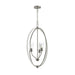 Progress Canada - Three Light Foyer Pendant - Jheni - Brushed Nickel- Union Lighting Luminaires Decor