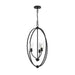 Progress Canada - Three Light Foyer Pendant - Jheni - Matte Black- Union Lighting Luminaires Decor