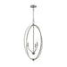 Progress Canada - Three Light Foyer Pendant - Jheni - Brushed Nickel- Union Lighting Luminaires Decor