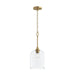 Progress Canada - One Light Pendant - Ilia - Brushed Gold- Union Lighting Luminaires Decor