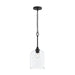 Progress Canada - One Light Pendant - Ilia - Matte Black- Union Lighting Luminaires Decor