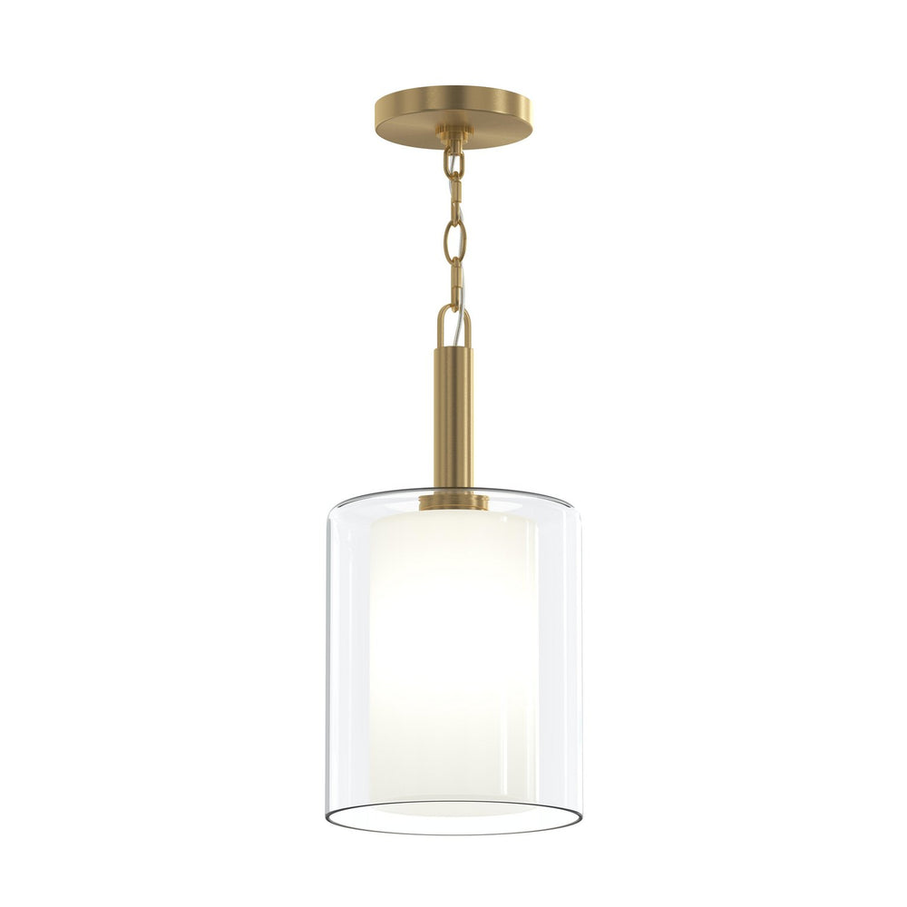 Progress Canada - One Light Pendant - Mack - Brushed Gold- Union Lighting Luminaires Decor
