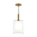 Progress Canada - One Light Pendant - Mack - Brushed Gold- Union Lighting Luminaires Decor