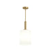 Progress Canada - One Light Pendant - Reines - Brushed Gold- Union Lighting Luminaires Decor