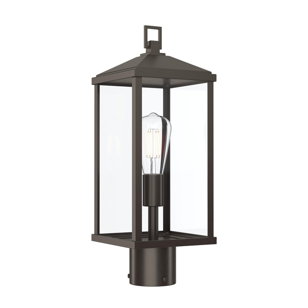 Progress Canada - One Light Outdoor Post Mount - Cantley - Antique Bronze- Union Lighting Luminaires Decor