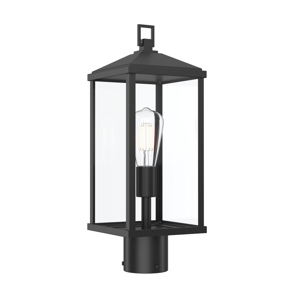 Progress Canada - One Light Outdoor Post Mount - Cantley - Matte Black- Union Lighting Luminaires Decor