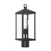 Progress Canada - One Light Outdoor Post Mount - Cantley - Matte Black- Union Lighting Luminaires Decor