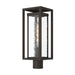 Progress Canada - One Light Outdoor Post Mount - Shaw - Antique Bronze- Union Lighting Luminaires Decor