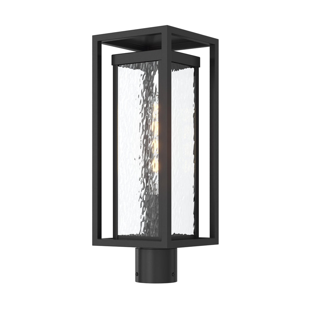 Progress Canada - One Light Outdoor Post Mount - Shaw - Textured Black- Union Lighting Luminaires Decor