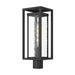 Progress Canada - One Light Outdoor Post Mount - Shaw - Textured Black- Union Lighting Luminaires Decor