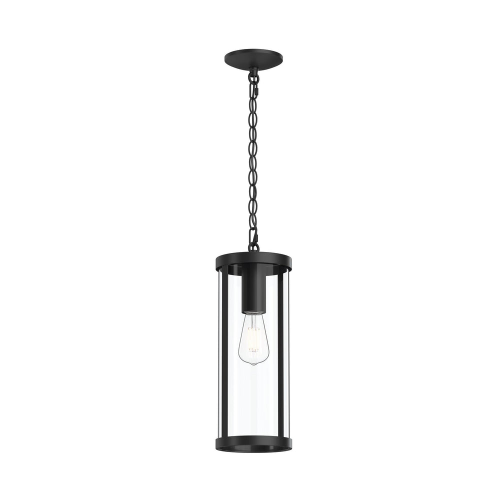Progress Canada - One Light Outdoor Pendant - Kagen - Matte Black- Union Lighting Luminaires Decor