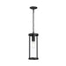 Progress Canada - One Light Outdoor Pendant - Kagen - Matte Black- Union Lighting Luminaires Decor