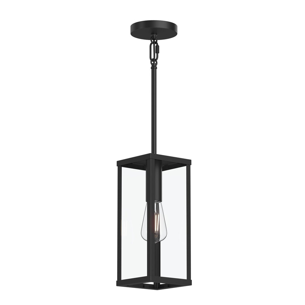 Progress Canada - One Light Outdoor Pendant - Ryle - Matte Black- Union Lighting Luminaires Decor