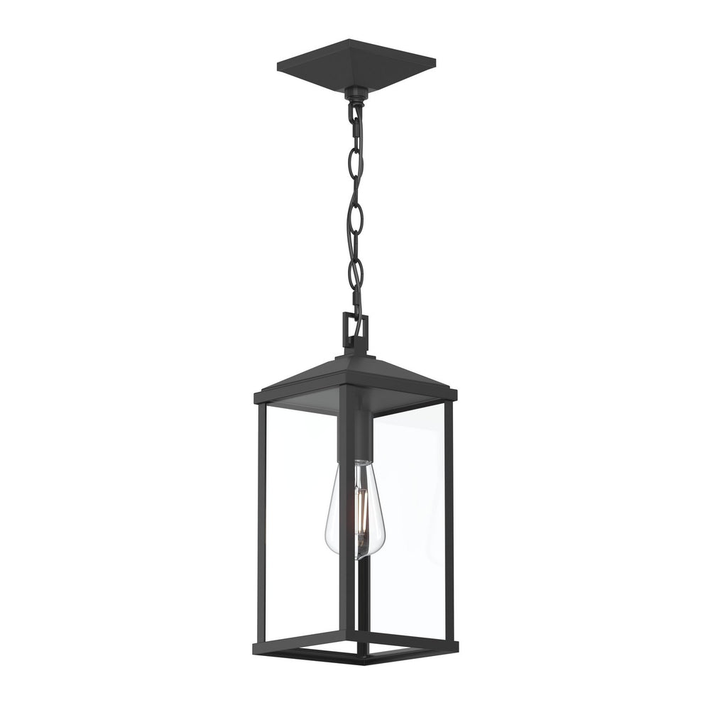 Progress Canada - One Light Outdoor Pendant - Cantley - Matte Black- Union Lighting Luminaires Decor