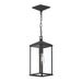 Progress Canada - One Light Outdoor Pendant - Cantley - Matte Black- Union Lighting Luminaires Decor
