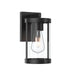 Progress Canada - One Light Outdoor Wall Mount - Kagen - Matte Black- Union Lighting Luminaires Decor