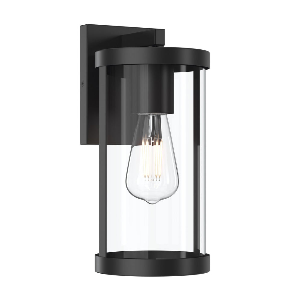 Progress Canada - One Light Outdoor Wall Mount - Kagen - Matte Black- Union Lighting Luminaires Decor