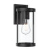 Progress Canada - One Light Outdoor Wall Mount - Kagen - Matte Black- Union Lighting Luminaires Decor