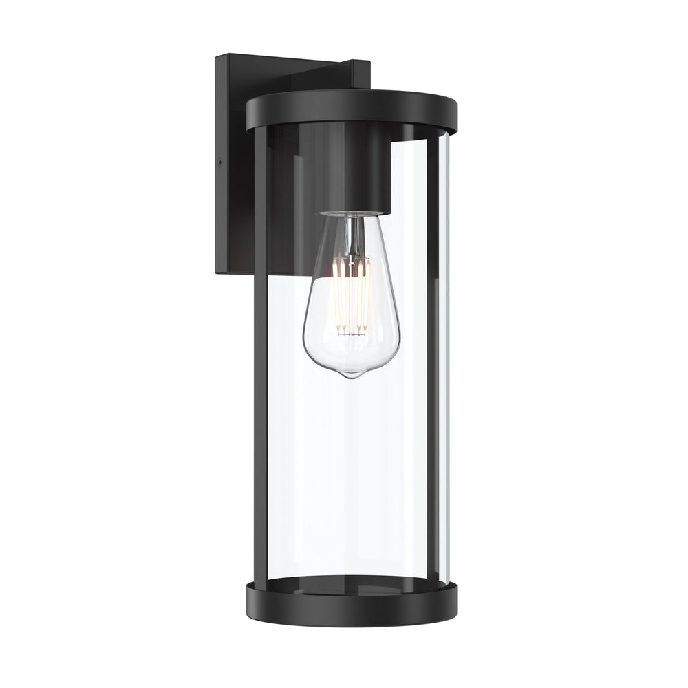 Progress Canada - One Light Outdoor Wall Mount - Kagen - Matte Black- Union Lighting Luminaires Decor