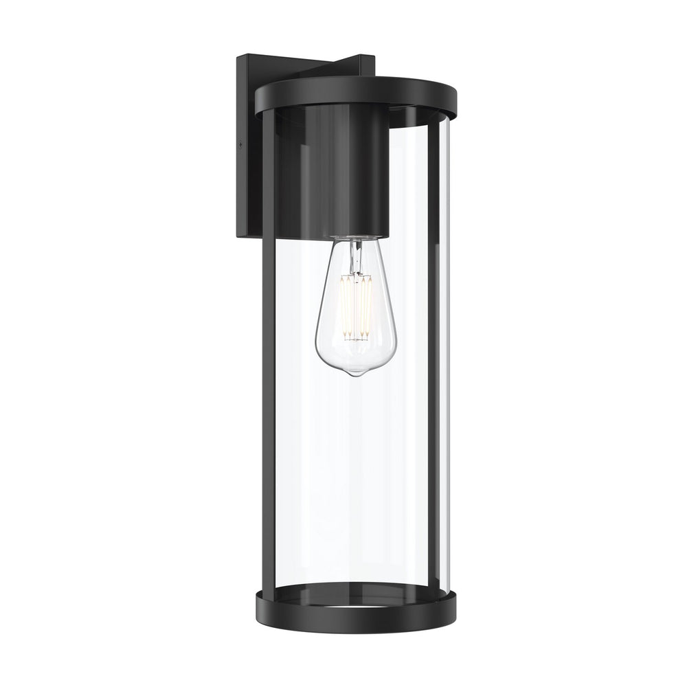 Progress Canada - One Light Outdoor Wall Mount - Kagen - Matte Black- Union Lighting Luminaires Decor