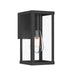 Progress Canada - One Light Outdoor Wall Mount - Ryle - Matte Black- Union Lighting Luminaires Decor