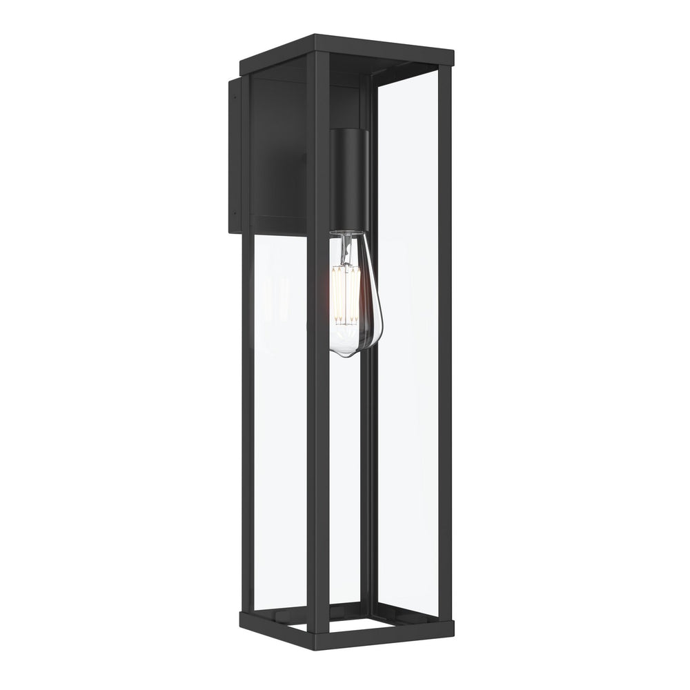 Progress Canada - One Light Outdoor Wall Mount - Ryle - Matte Black- Union Lighting Luminaires Decor