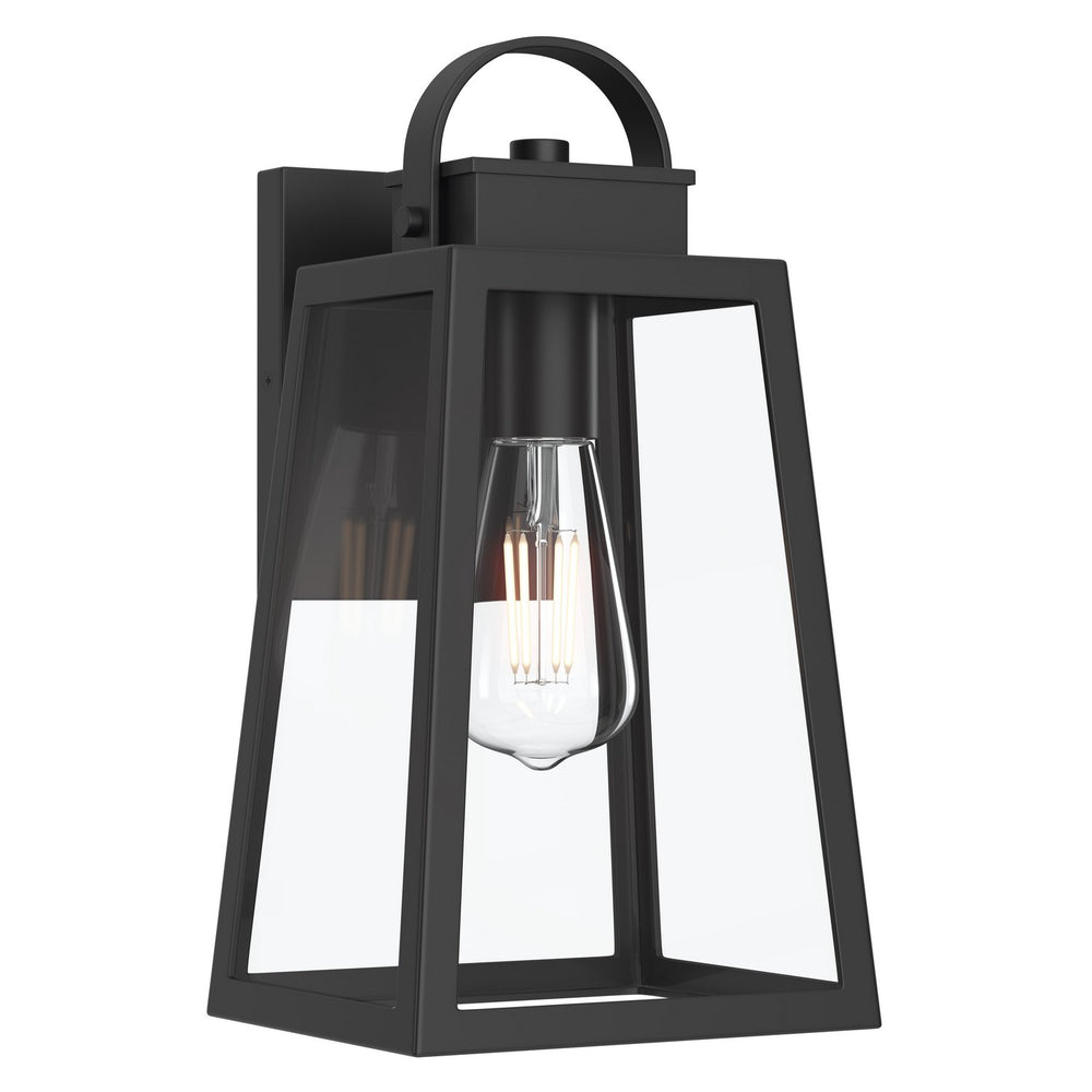 Progress Canada - One Light Outdoor Wall Mount - Hedry - Matte Black- Union Lighting Luminaires Decor